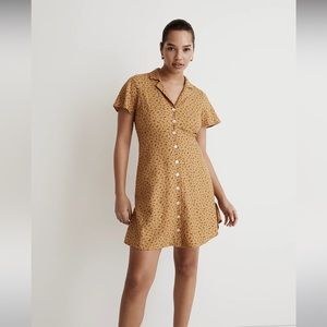 Brand new Madewell Kacie Mini Shirtdress in Bitsy Bouquet